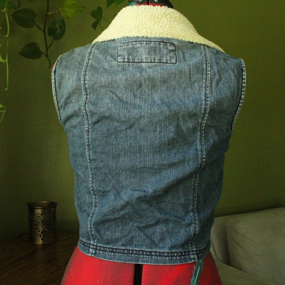 Bullhead Black Denim Vest - Picture 4 of 7